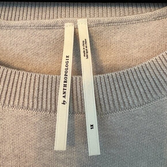 Anthropologie The Gemini Twofer Sweater + Dress Set in 1X - Picture 5 of 7